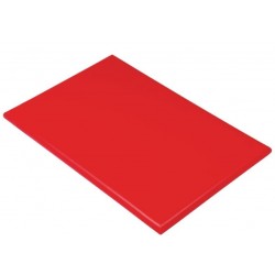 Professionele snijplank 45x30x2.5cm rood