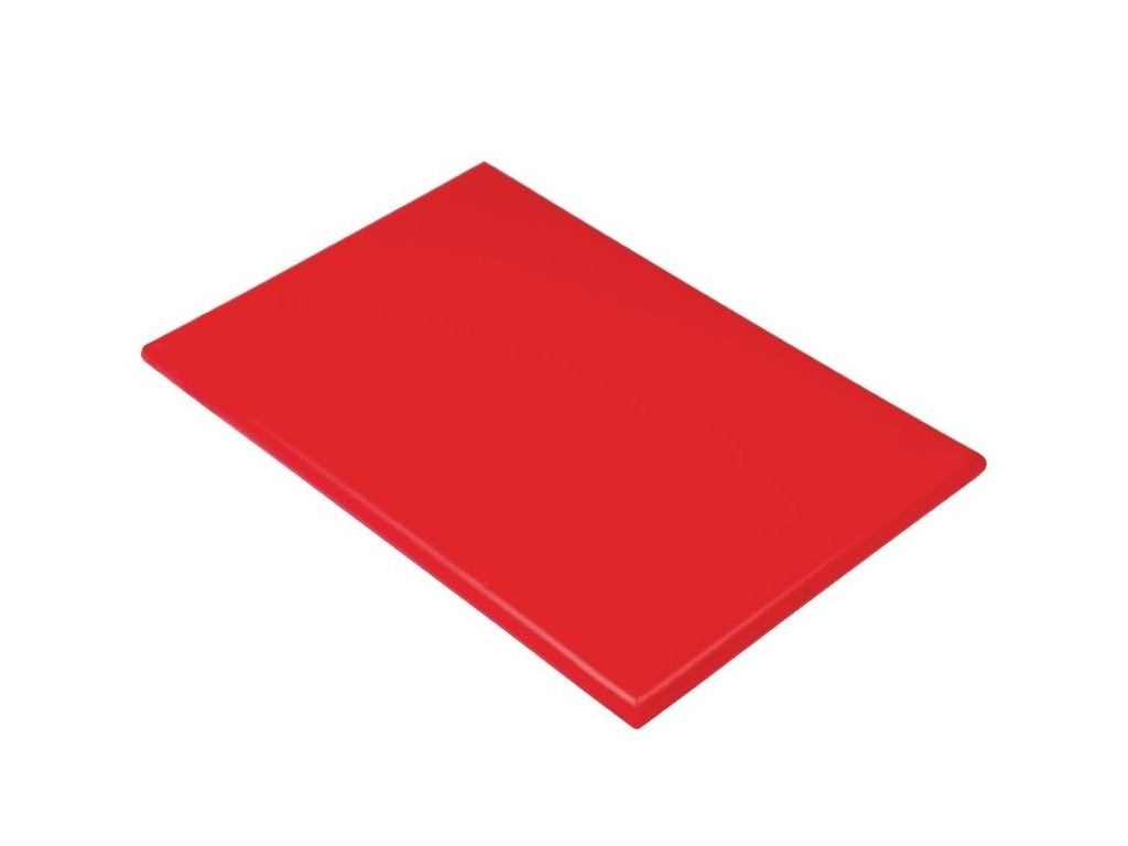 Professionele snijplank 45x30x2.5cm rood