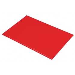 Snijplank HDPE Rood 60x45x(H)1,2cm