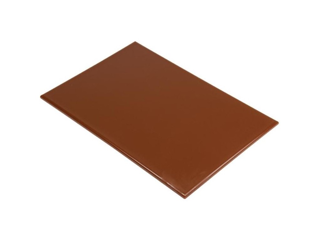 Professionele HDPE snijplank 60x45x2.5cm bruin