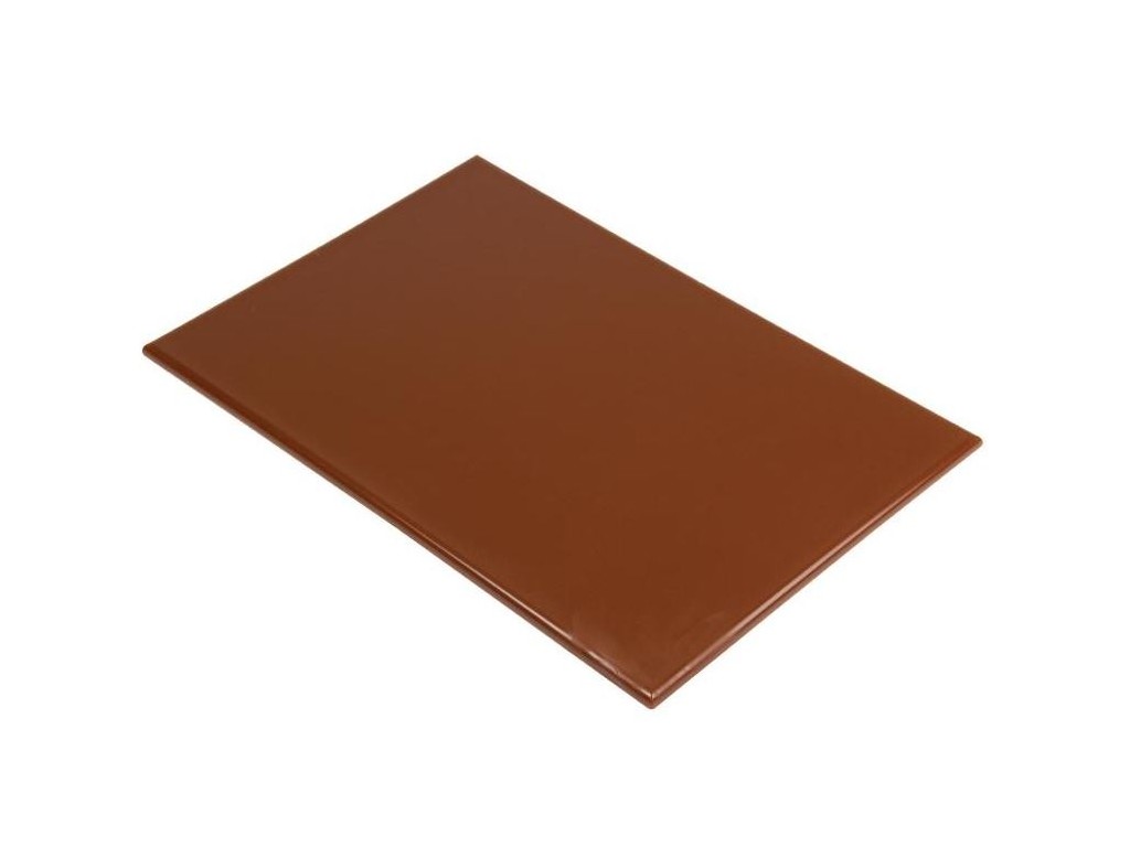 Snijplank HDPE 60x45x1.2cm bruin