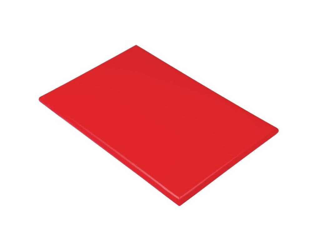 Professionele HDPE snijplank 60x45x2.5cm rood