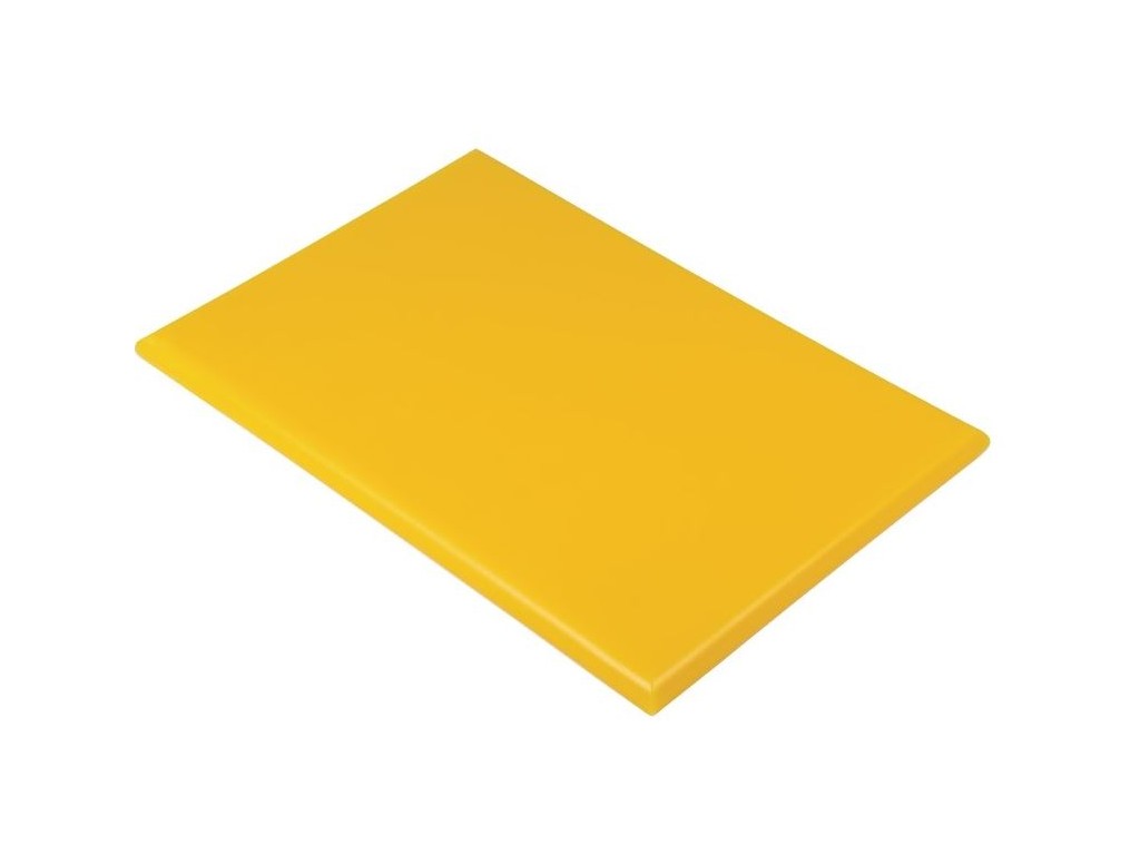 Professionele HDPE snijplank 60x45x2.5cm geel