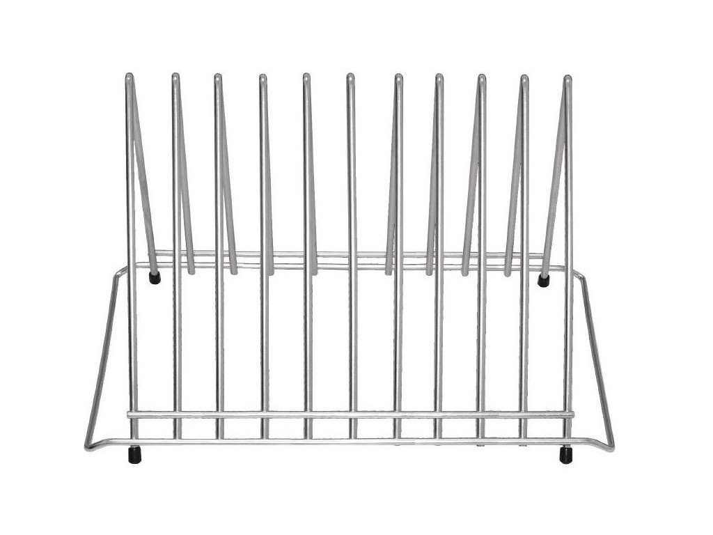Snijplankstandaard 10x 30mm rek RVS