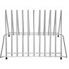 Snijplankstandaard 10x 30mm rek RVS