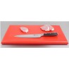 Professionele snijplank 45x30x2.5cm rood